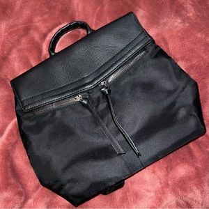 Black nylon Botkier New York Trigger Backpack